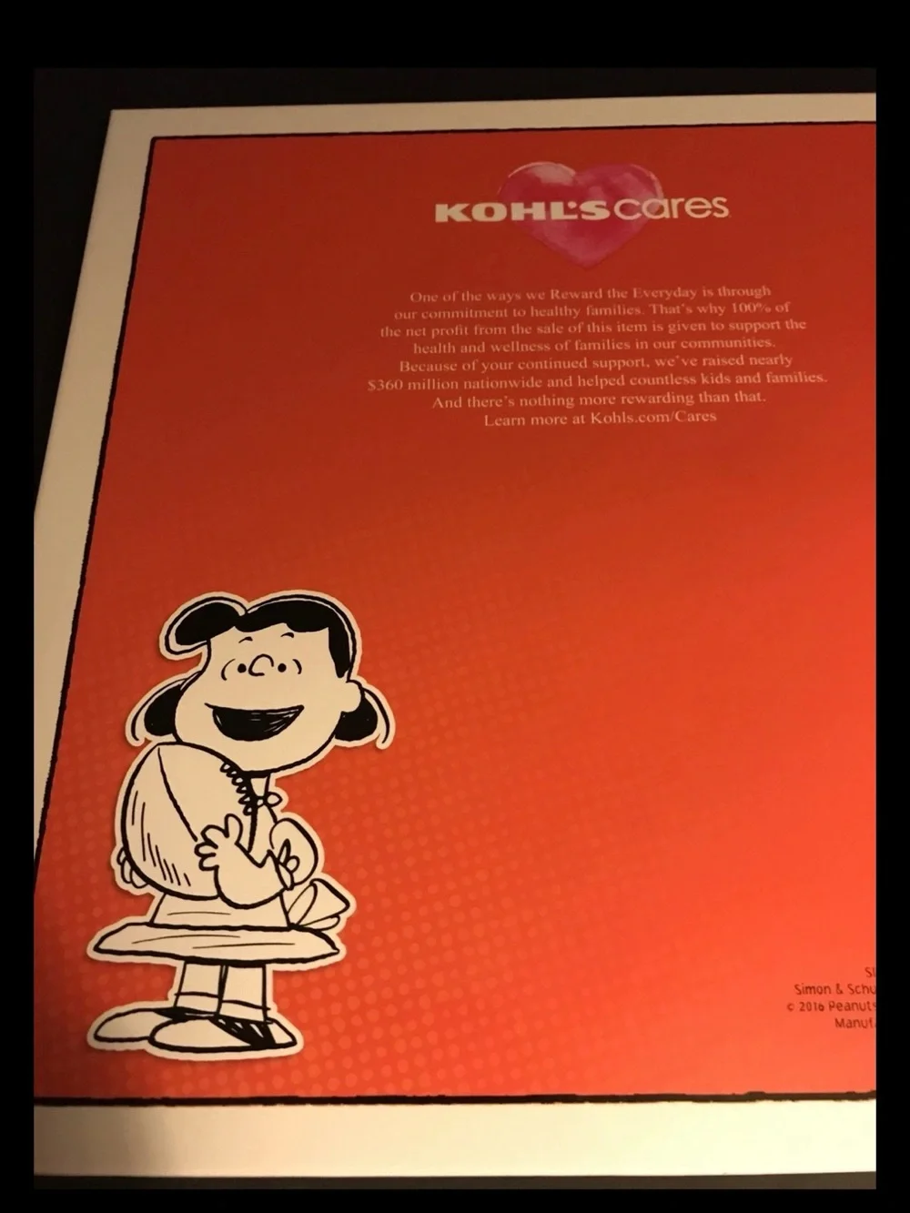 Peanuts Charlie Brown Football Book - NEW